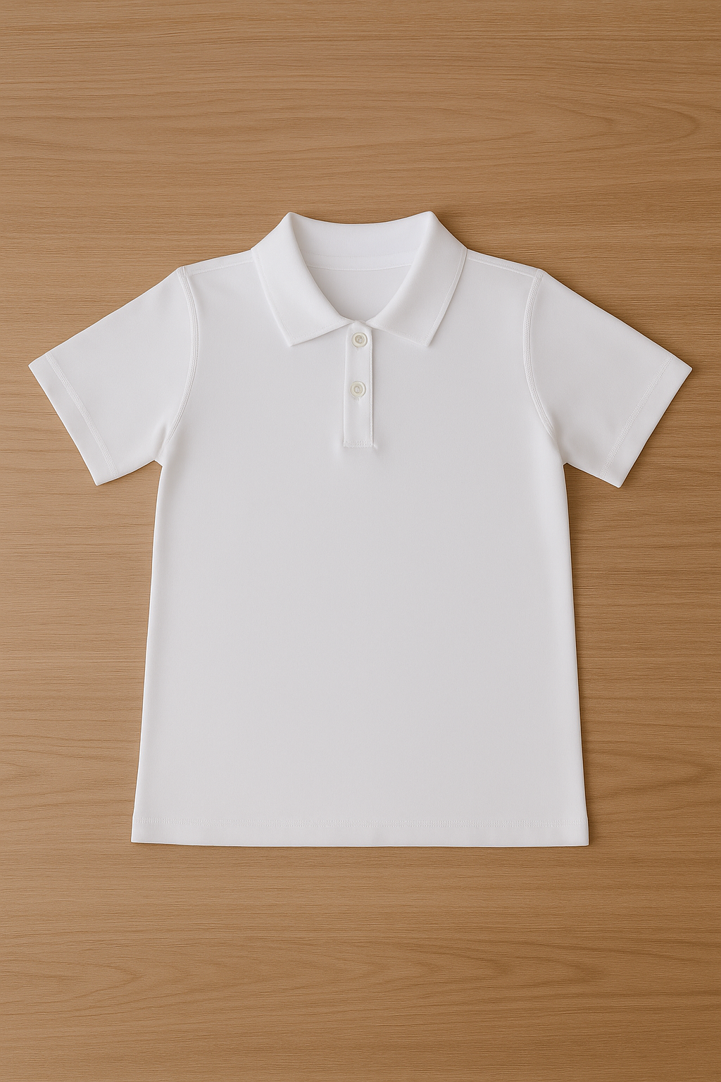 Girls Polo Shirt (White)