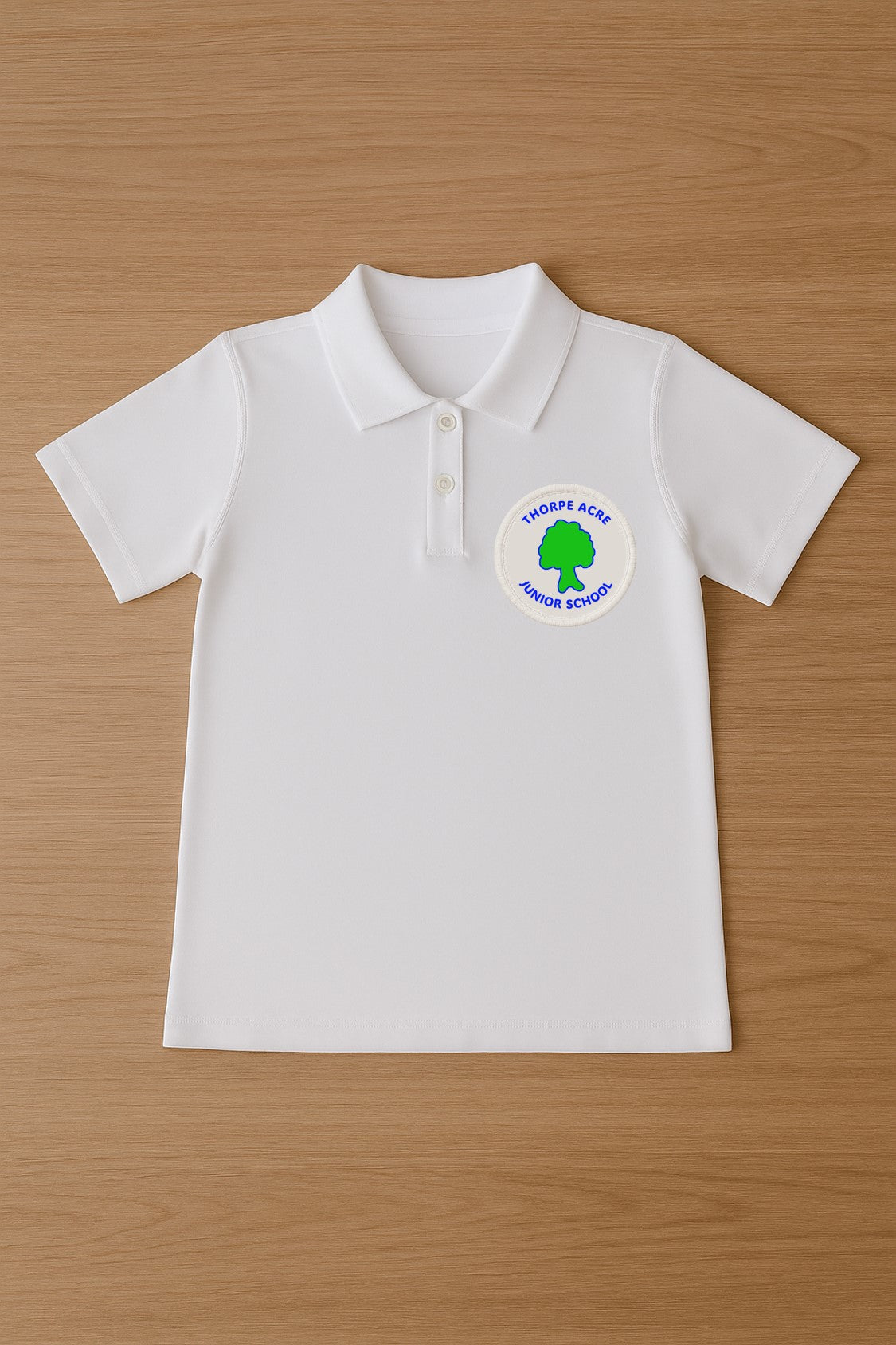 Girls Polo Shirt (White)